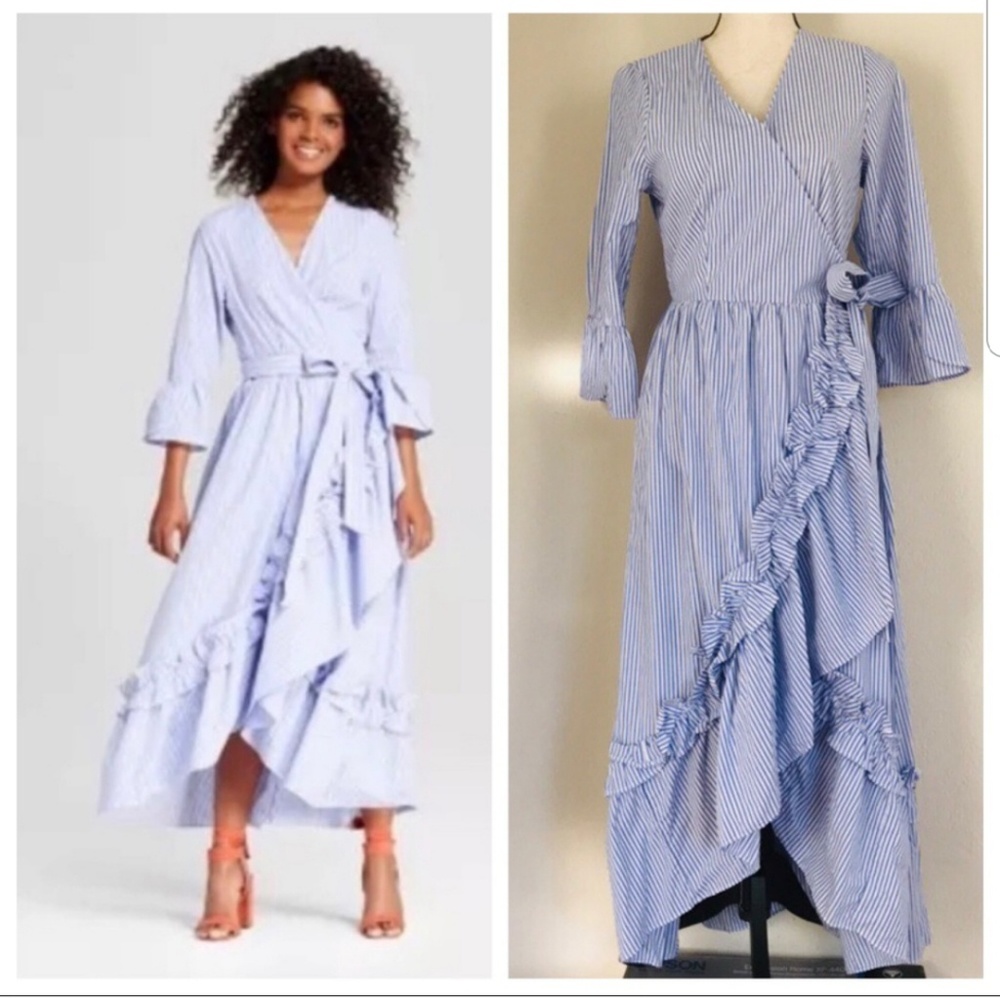 Who what wear cotton wrap dress